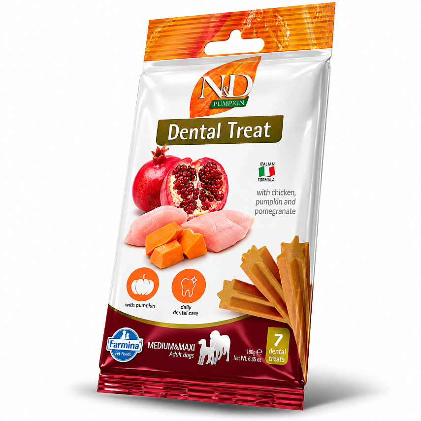 Pumpkin Tavuklu Bal Kabaklı ve Narlı Orta ve Büyük Irk Yetişkin Köpek Ödül Maması 100gr (7'li) - 2