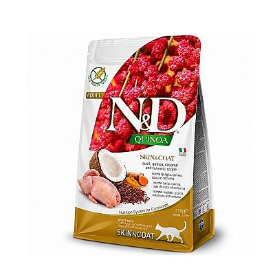 Quinoa Skin Coat Deri Tüy Sağlığı Bıldırcınlı Kedi Maması 1.5 Kg